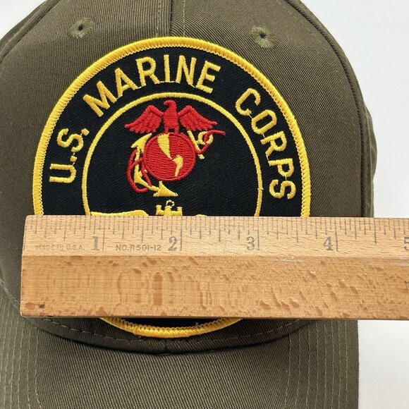 USMC Marines Aviation Hat 7.62 Design Twill Cap Olive Drab Green Hook Loop OSFM - Picture 8 of 8